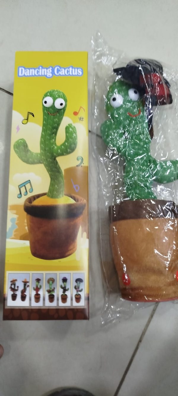 Dancing Cactus Toy – Singing, Talking, Voice Recording Plush With Usb Rechargeable For Babies And Kids